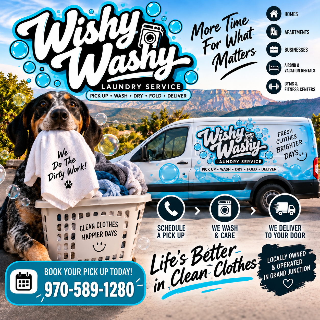 Wishy Washy laundry advertisement